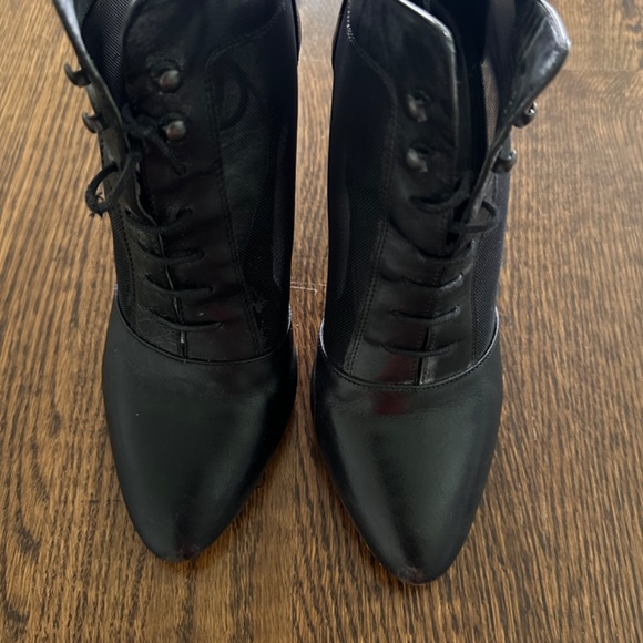 Loeffler Randall Lace Up Mesh Ankle Boot - Size 7 - Picture 6 of 14